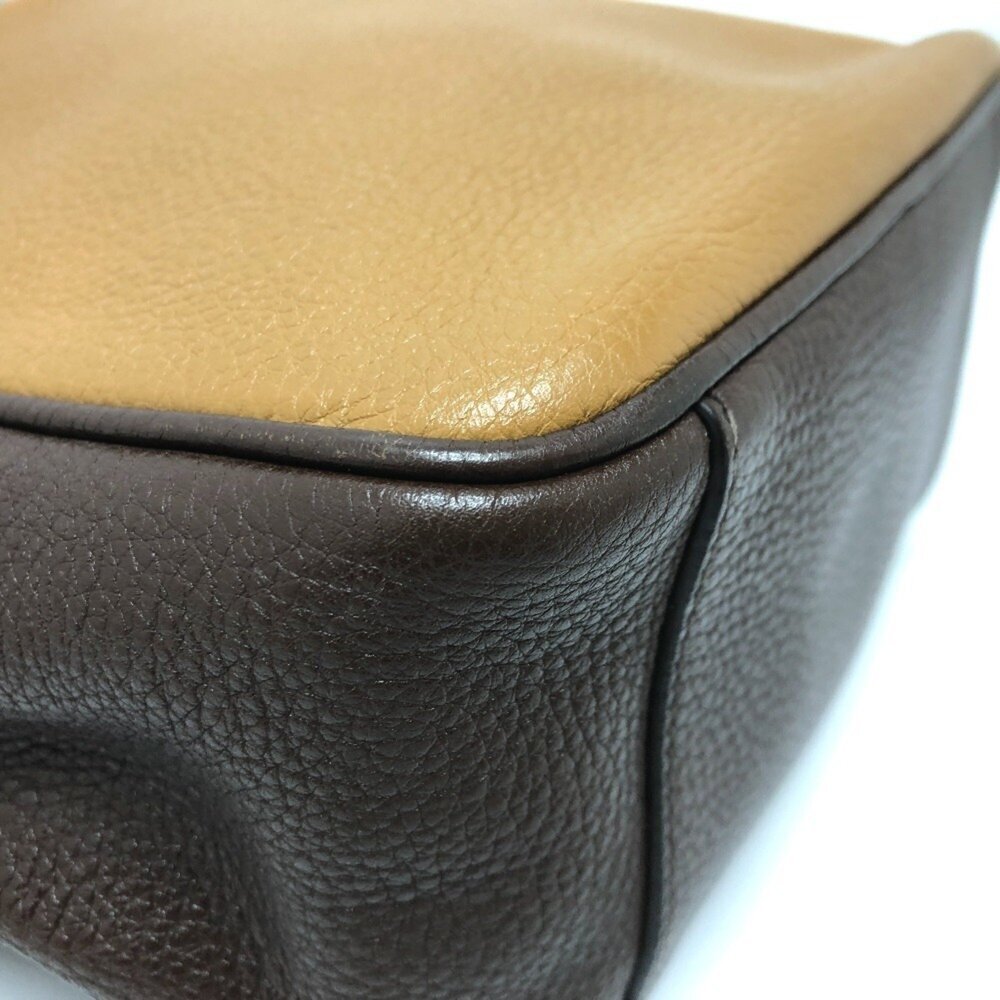 PRADA Brown Leather Shoulder Bag - Picture 5 of 11